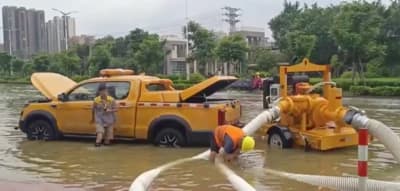 Mobile Dewatering Pump Use to Control Flood Elevation in Urban Areas