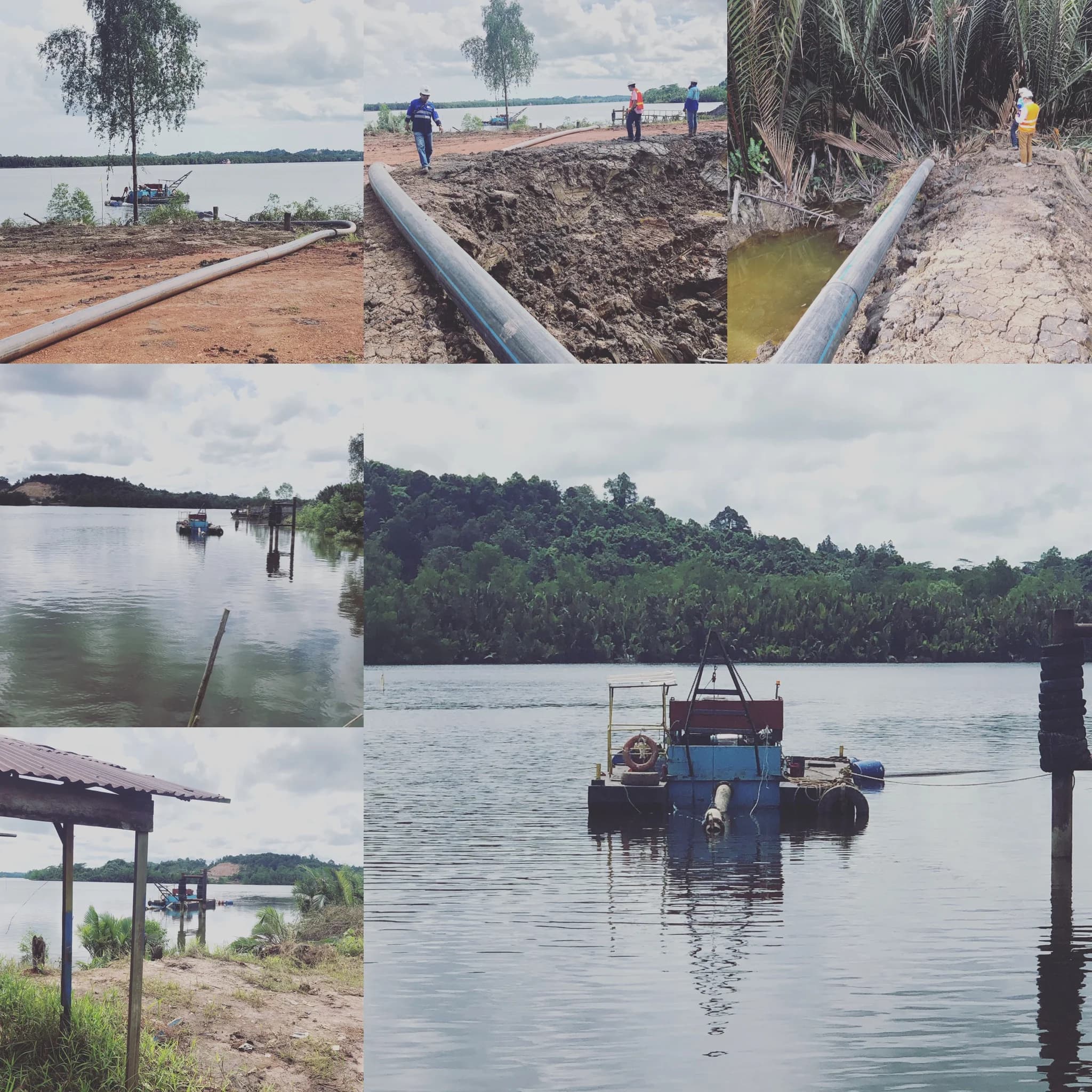 Project Dredging Atau Pengerukan PT Samudera Biru Nusantara di PT TBS