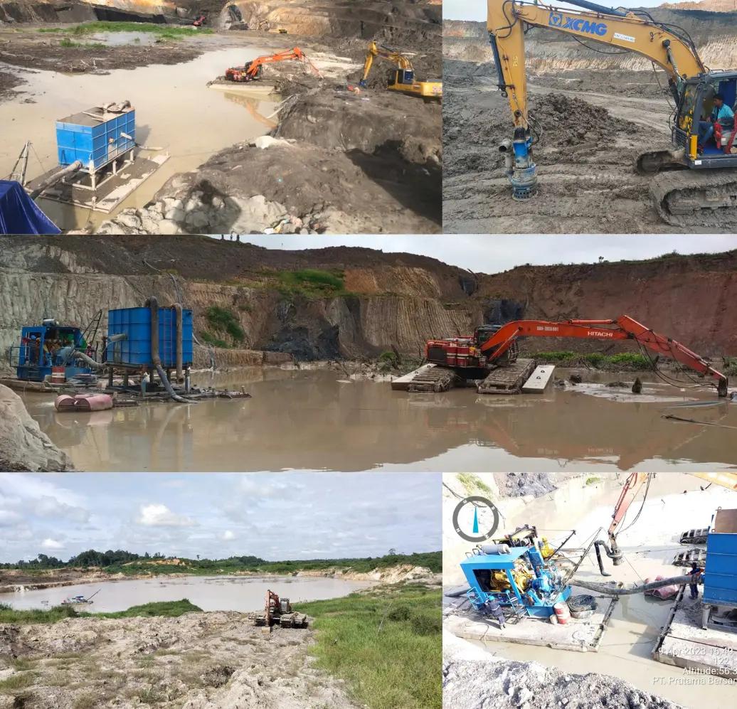 Project Pompa Slurry/Lumpur dan Dewatering/Air PT Samudera Biru Nusantara di PT PB